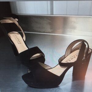 Black Heeled Sandals